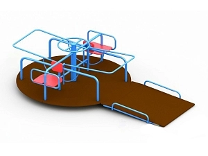 Карусель для детей в колясках на 2 кресла