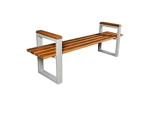 Лавка МФ1.151 — без спинки, с подлокотниками