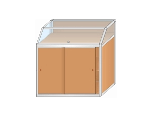 Музейная витрина АНД-В-5 (наклонная)