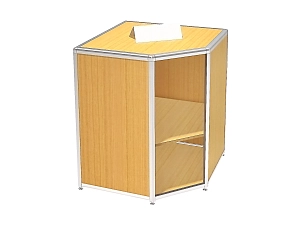 Демонстрационный уголок «Еврошоп» ПРА-01/07у — цвет на выбор