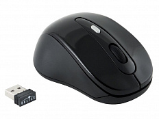 Мышь Oklick 435MW, оптическая, беспроводная, USB, цвет черный