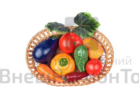 Муляжи Корзина с овощами.