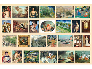 Репродукции Эрмитажа — 26 картин, 42×60 см