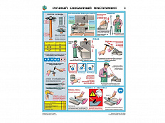 Плакаты «Ручной слесарный инструмент», 45х60 см, 3 шт.