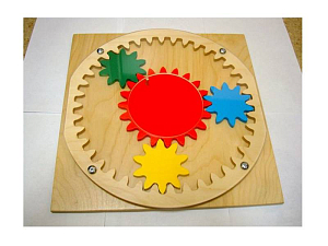 Панель тактильная «Планетарный механизм» 400×400 мм