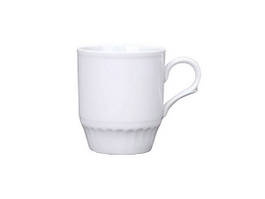Фарфоровая кружка 210 мл с ручкой