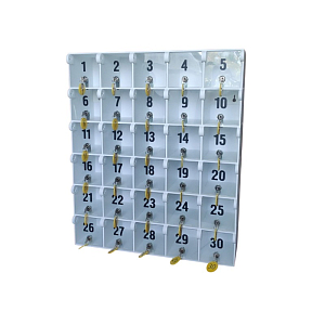 Настенный шкаф-локер PRP-штп-30в для 30 телефонов