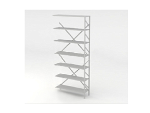 Стеллаж приставной NEXT 6 полок высота 2120 мм