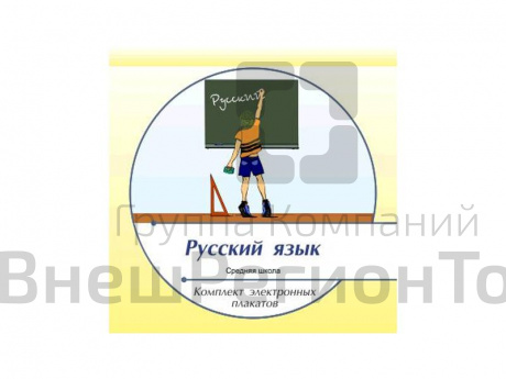 Комплект электронных плакатов "Русский язык".