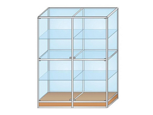 Напольная витрина В4 для музея