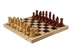 Шахматы гроссмейстерские деревянные с утяжелителем