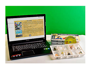 Набор натурального сырья для химии и географии — 40 шт.