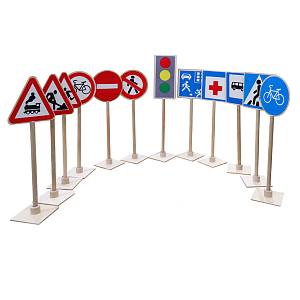 Обучающий набор дорожных знаков для детей