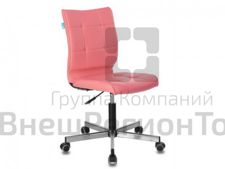 Кресло без подлокотников, розовое.