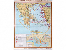 Учебная карта "Древняя Греция" (до середины V в до н.э.)
