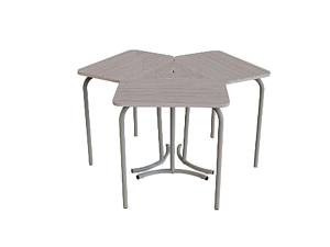 Модульный пятиугольный стол с профилем 32 мм