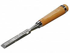 Стамеска-долото ЗУБР "ЭКСПЕРТ" с деревянной ручкой, хромованадиевая
