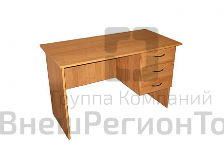 Стол преподавателя (3 ящика), 120х68х75 см.