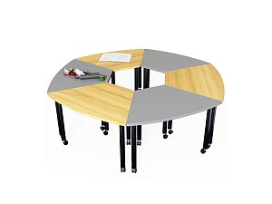 Мобильный стол Дуб Сонома/Серый