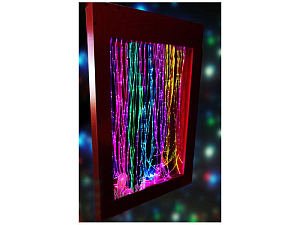 Настенное фибероптическое панно «Весёлый свет» 1200×600×140 мм