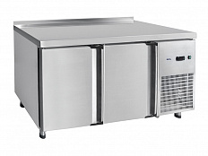 Стол холодильный для пищевых продуктов, 2 дверки + 2 полки-решетки, L1485 мм