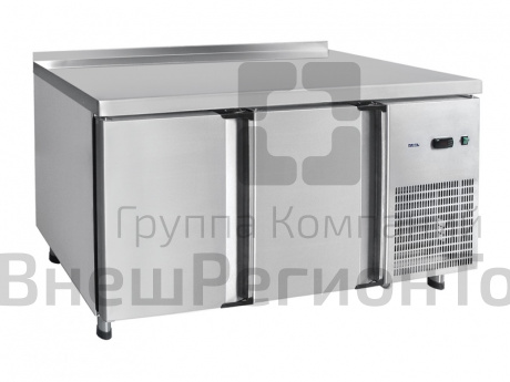 Стол холодильный для пищевых продуктов, 2 дверки + 2 полки-решетки, L1485 мм.