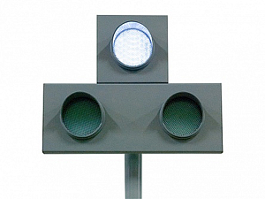 Транспортный светофор ж/д переездов, 3-секционный ABS