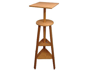 Скульптурный столик с вращающейся крышкой, регулируемый