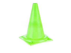 Конус разметочный СВХ-У832 — салатовый, 23.5×23.5×32.5 см