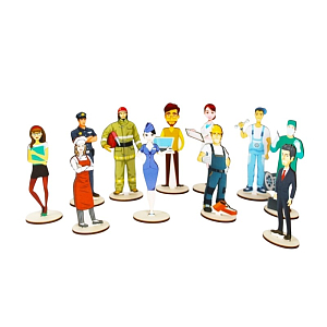 Набор «Профессии», фигурки 5–15 см