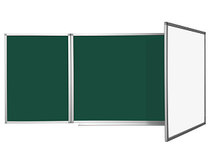 Трёхсекционная комбинированная доска 100×300, премиум‑профиль