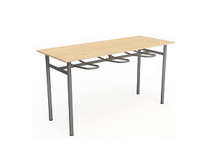 Стол для столовой 6‑местный, 1500×600×760 мм