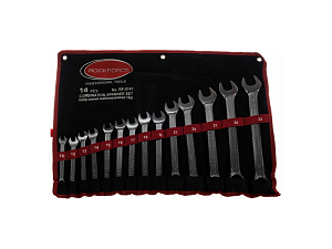 Комбинированные ключи 14 шт (10–32 мм) на полотне ROCKFORCE
