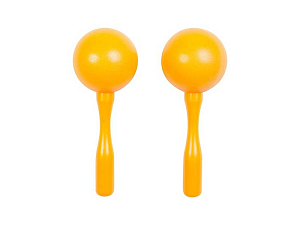 Пластиковый маракас FMP-21YL — жёлтый