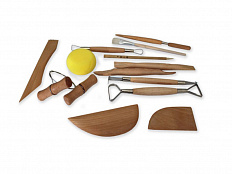 Набор инструментов для работы с глиной, 13 предметов
