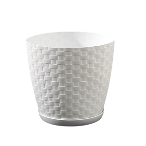 Набор кашпо 15×14 см, белые (3 шт.)