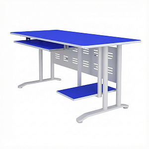 Компьютерный стол УНИКУМ — синий