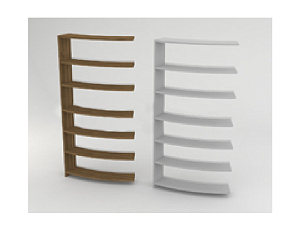 Стеллаж Волна пристраиваемый 1000×292×2090