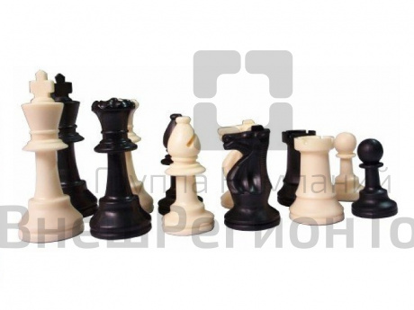 Шахматные фигуры пластиковые размер Стаунтон N4.