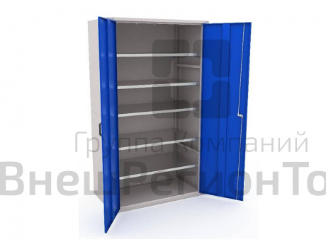 Шкаф для инструментов металлический 196х114,5х64,9 см.
