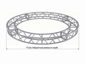 Несущая рама над сценой 5 м