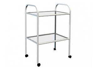 Передвижной процедурный стол MD SP 2G, 2 полки (стекло)