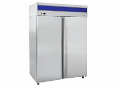 Холодильник среднетемпературный, 0...+5°С, верх.агрегат,  нерж., 148,5х85х205
 см
