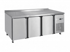 Стол холодильный для пищевых продуктов, 3 дверки + 3 полки-решетки, L2000 мм