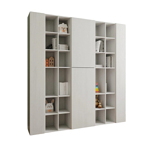 Шкаф ЛДСП с полками, белый