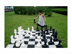 Шахматы напольные большие, 135х135 см