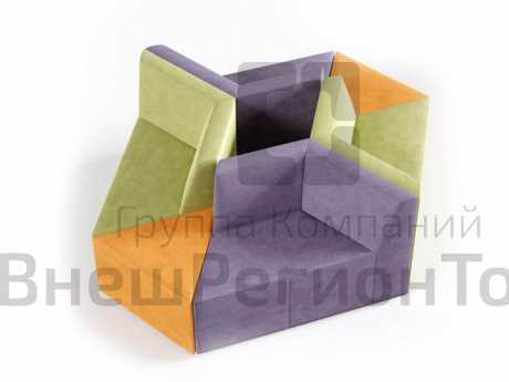 Мебель для холла Оригами, вариант 16 (6 элементов).