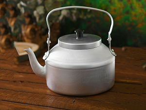 Костровой чайник 3 литра, металлический