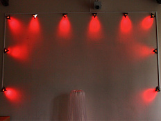 Стена световая анимационная, комплект светильников