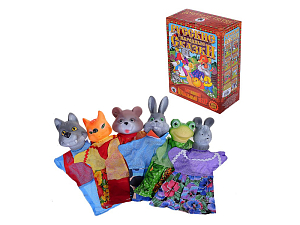 Театр пальчиковый «Теремок» (на руку, 5 персонажей)